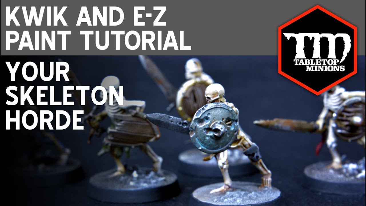 KWIK and E-Z Paint: Your Skeleton Horde