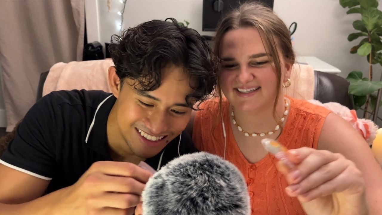 My Boyfriend Tries ASMR for the First Time!💗