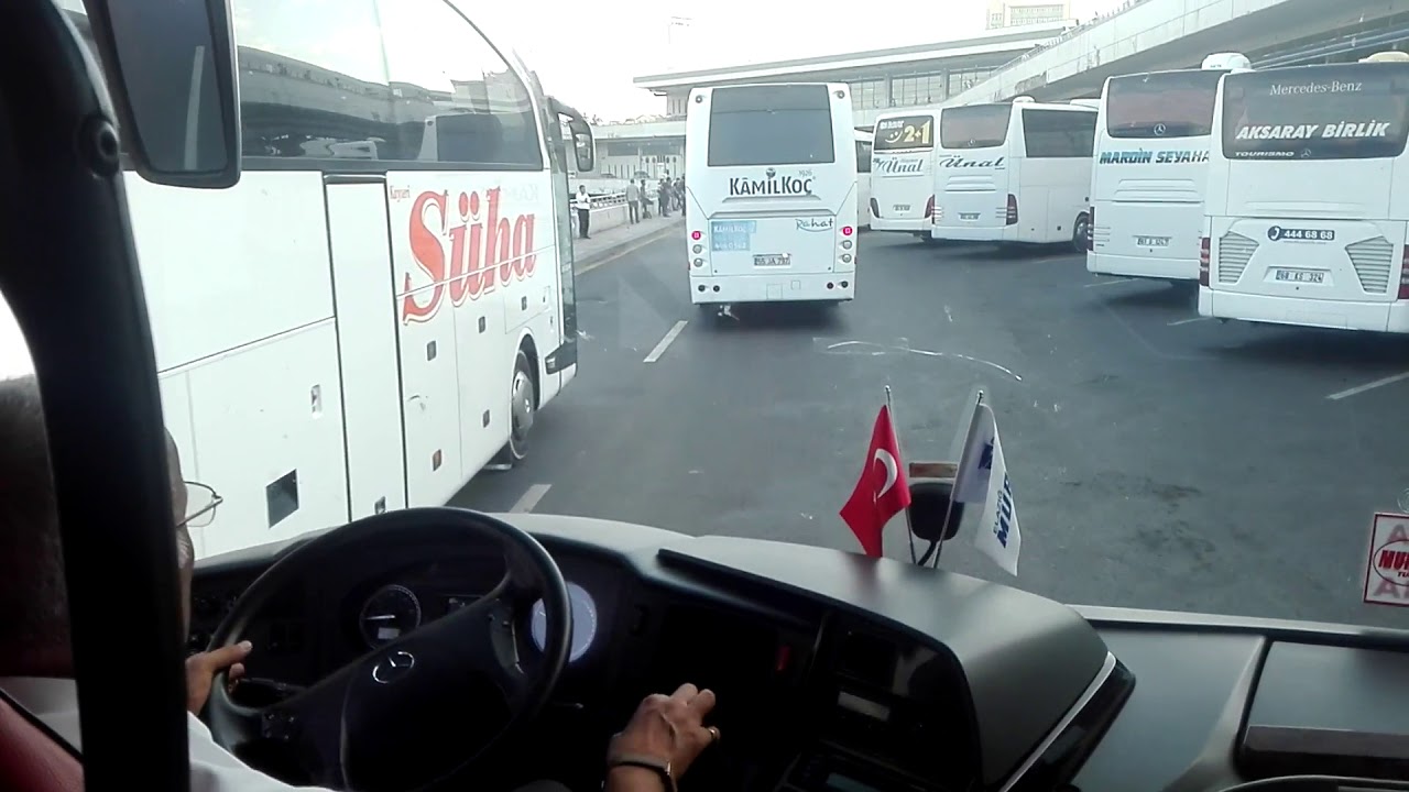 Ankara otogarı (AŞTİ) sabah trafiğinde girme Çabaları Elazığ Murat Turizm