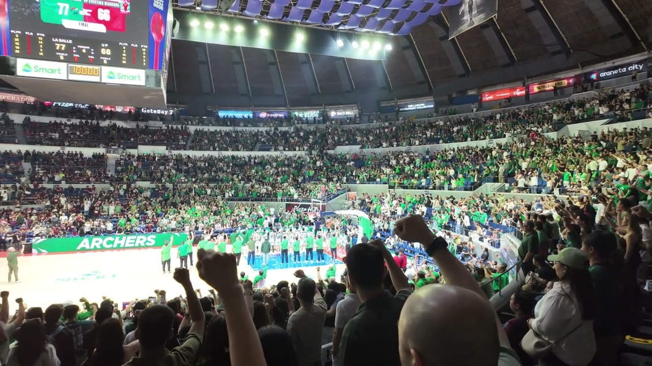 Live From Your Seat | DLSU Alma Mater Hymn Vs UP (Round 2)