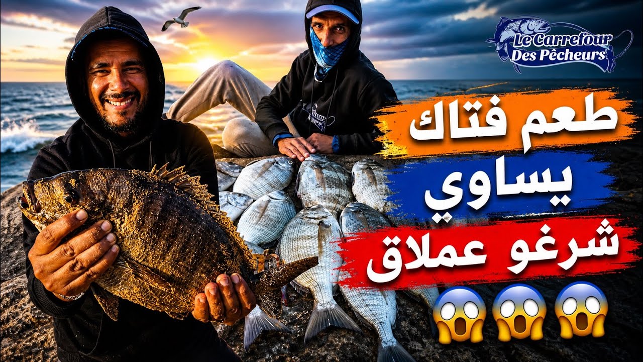 طعم فعًال جدا و متوفر للجميع و الحصيلة اسماك الشرغو من الحجم الكبير و بأسهل الطرق 🙏🐟🐟