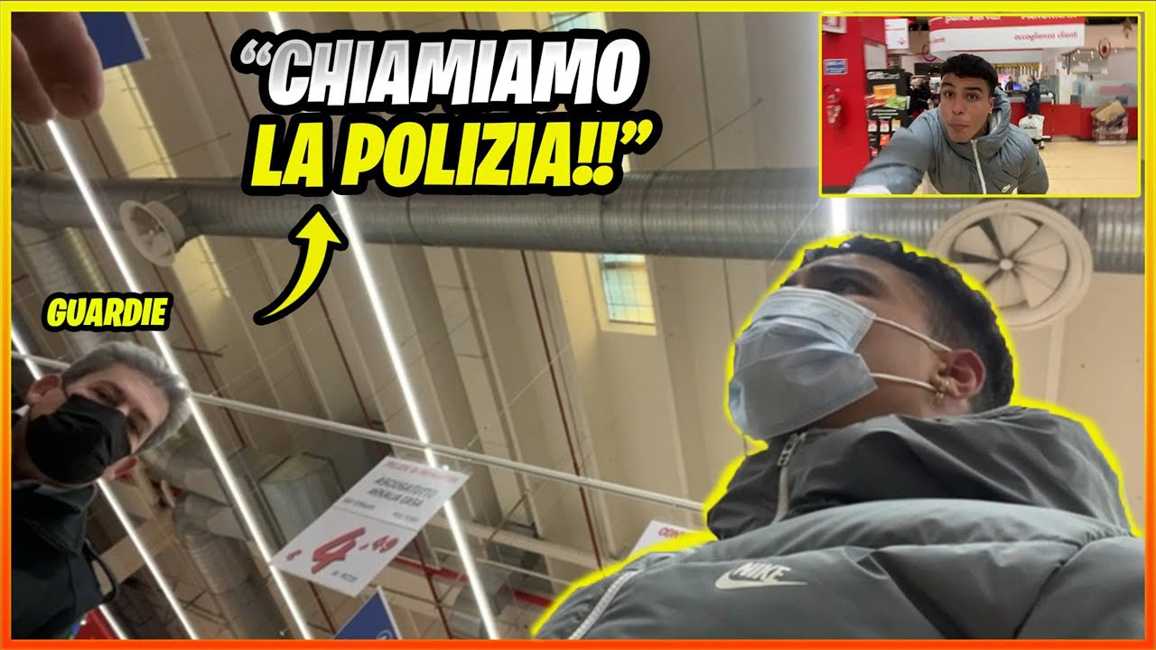 DON ALI VIENE FERMATO DALLE GUARDIE IN UN SUPERMERCATO DOPO AVER FATTO CASSINO