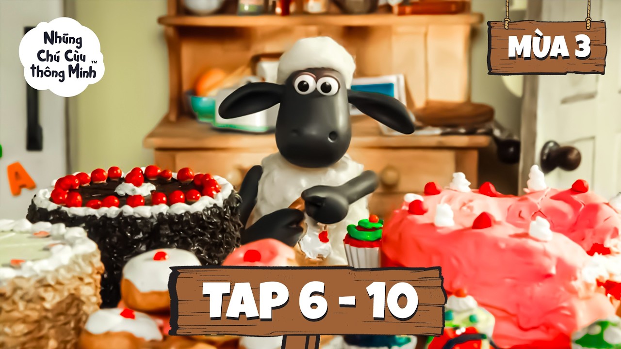 Shaun the Sheep [ViệtNam] M&ugrave;a 3 Tập 6 - 10 | M&ugrave;a Tựu Trường 🚌🔔
