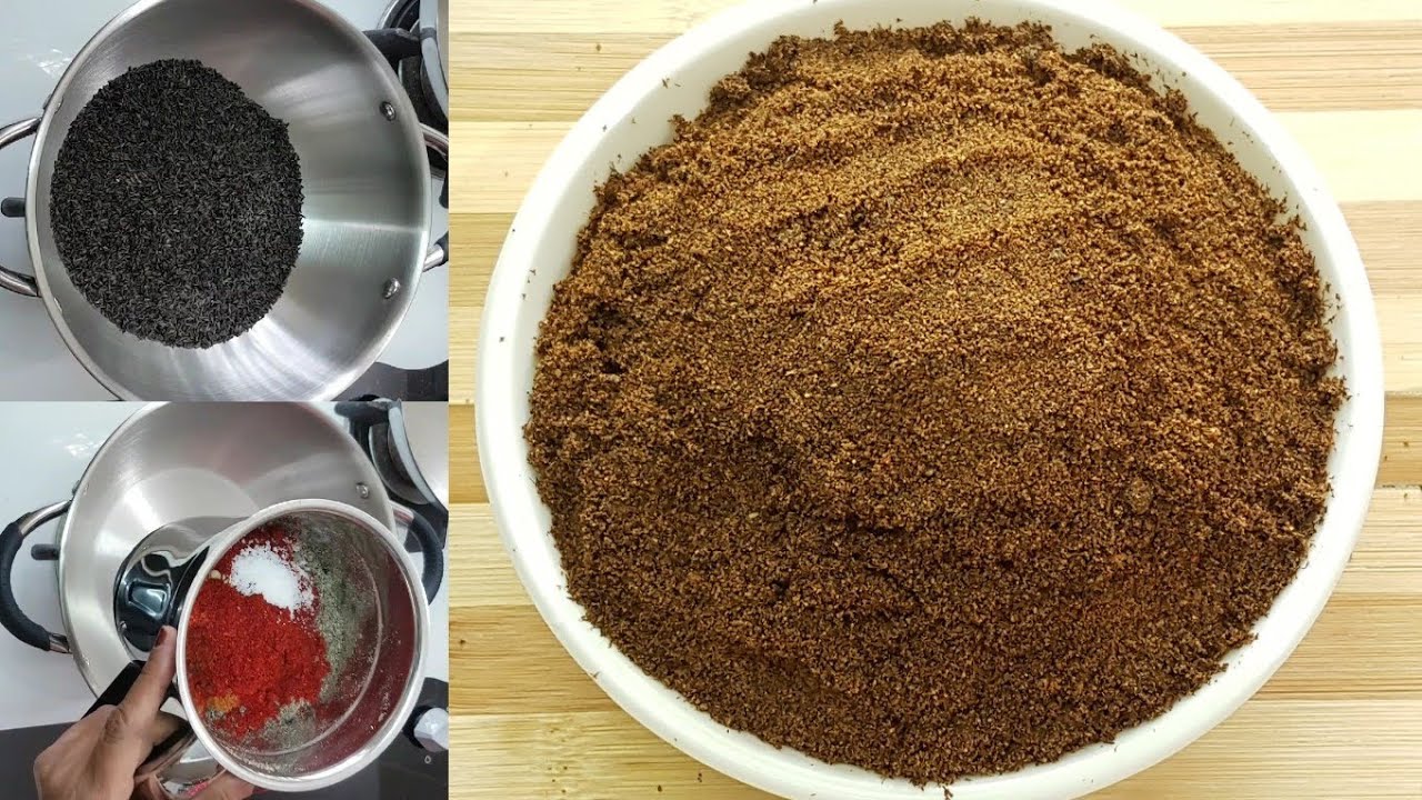 Gurellu chutney pudi | Uttarkarnataka traditional uchellu chutney pudi | Niger seed chutney pudi