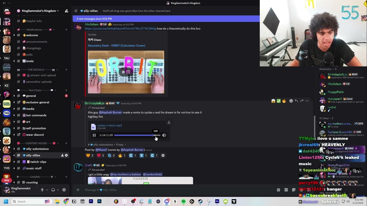 @KingSammelot  REACTED TO MY CYCLES REMIX