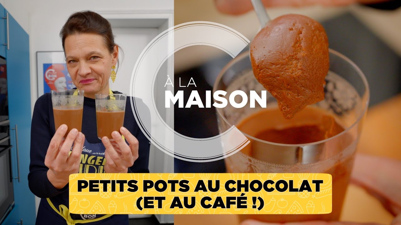 Petits pots au chocolat et au caf&eacute;