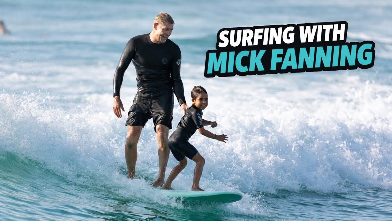 Surfing With Mick Fanning at Sunrise 🌅🏄‍♂️ | Best Day Ever!! @mickfanningsoftboards 