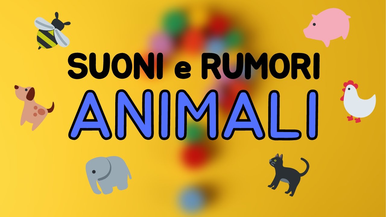 🎵 Suoni e Rumori da Indovinare - Animali - Audio Quiz 🎵