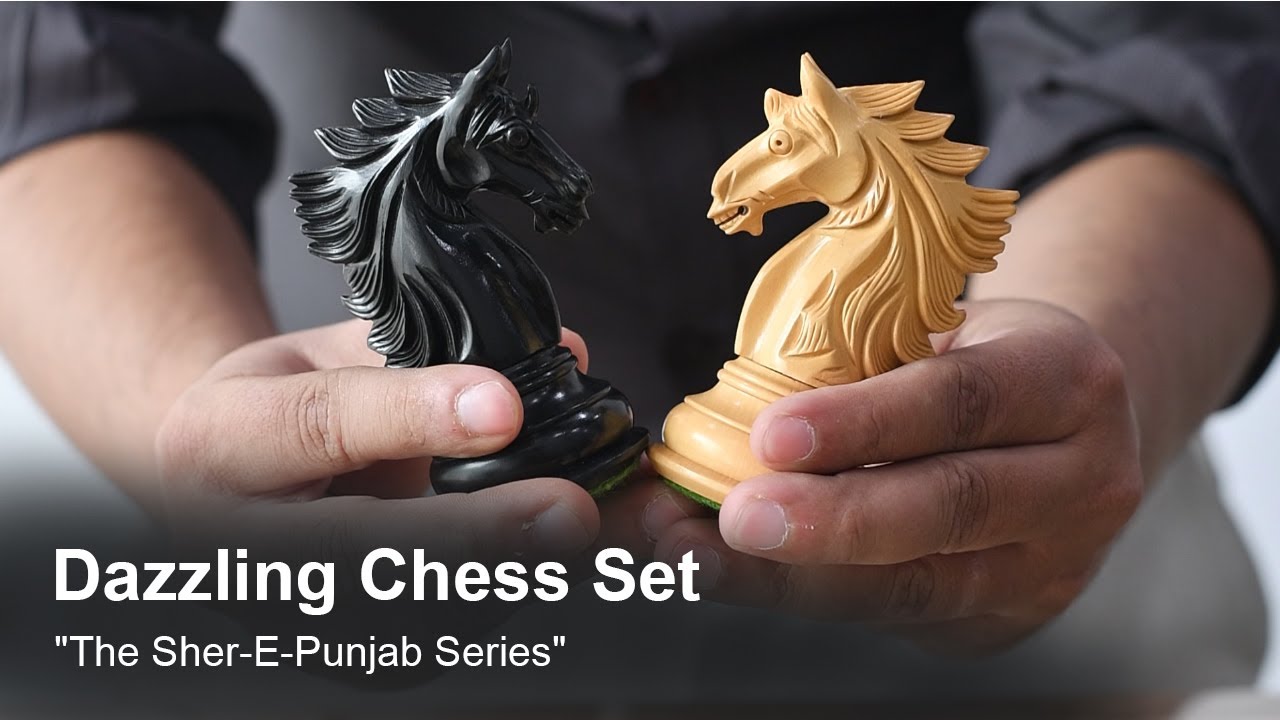 The Sher-E-Punjab Series Handmade Wooden Chess Set | Chessbazaar&reg;