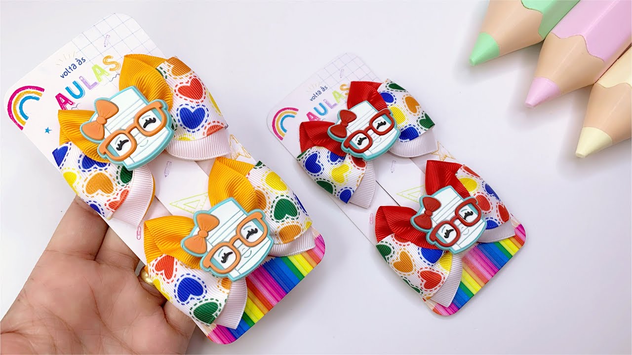 PARZINHO DE LAÇO SOFISTICADO VOLTA ÀS AULAS/Muito Fácil e Lucrativo #ribbon 