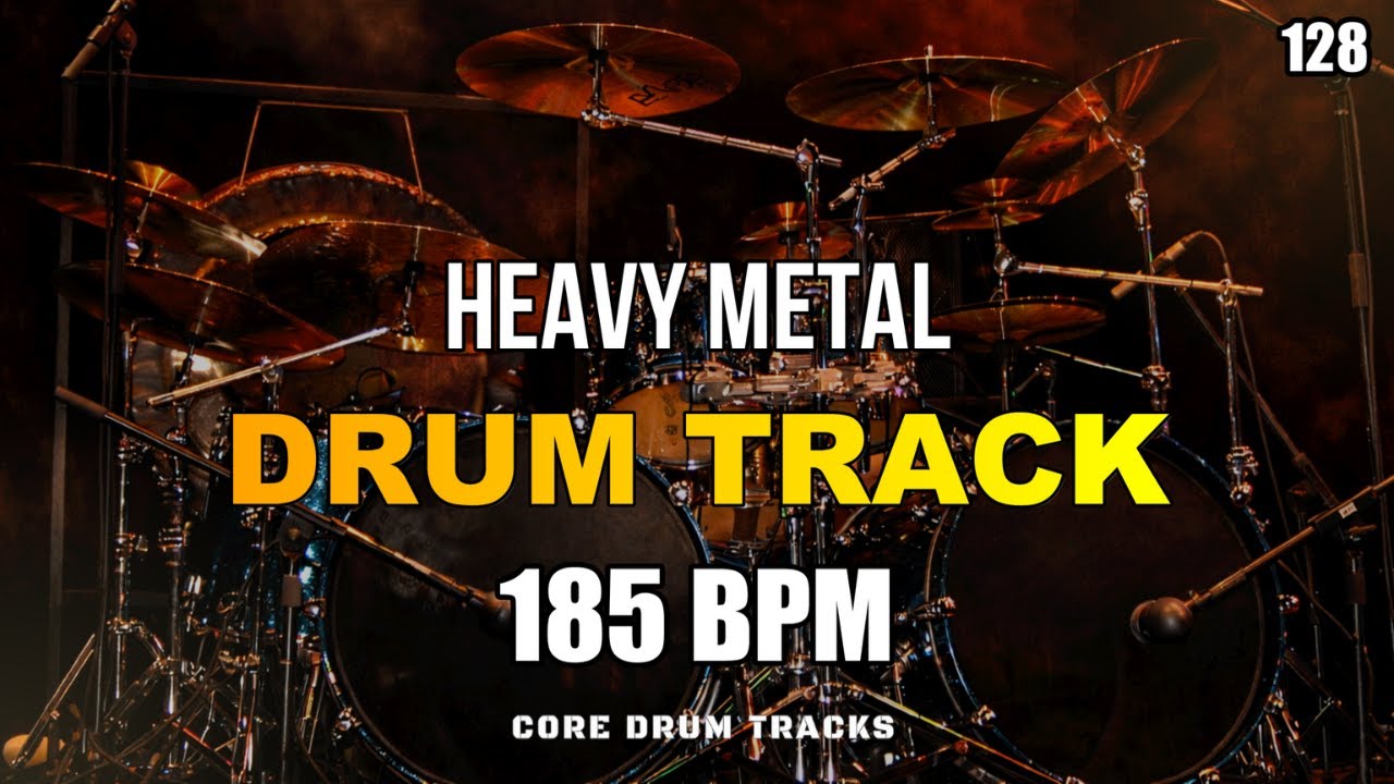 Heavy Metal I Drum Track I 185 BPM I Full Arrangement