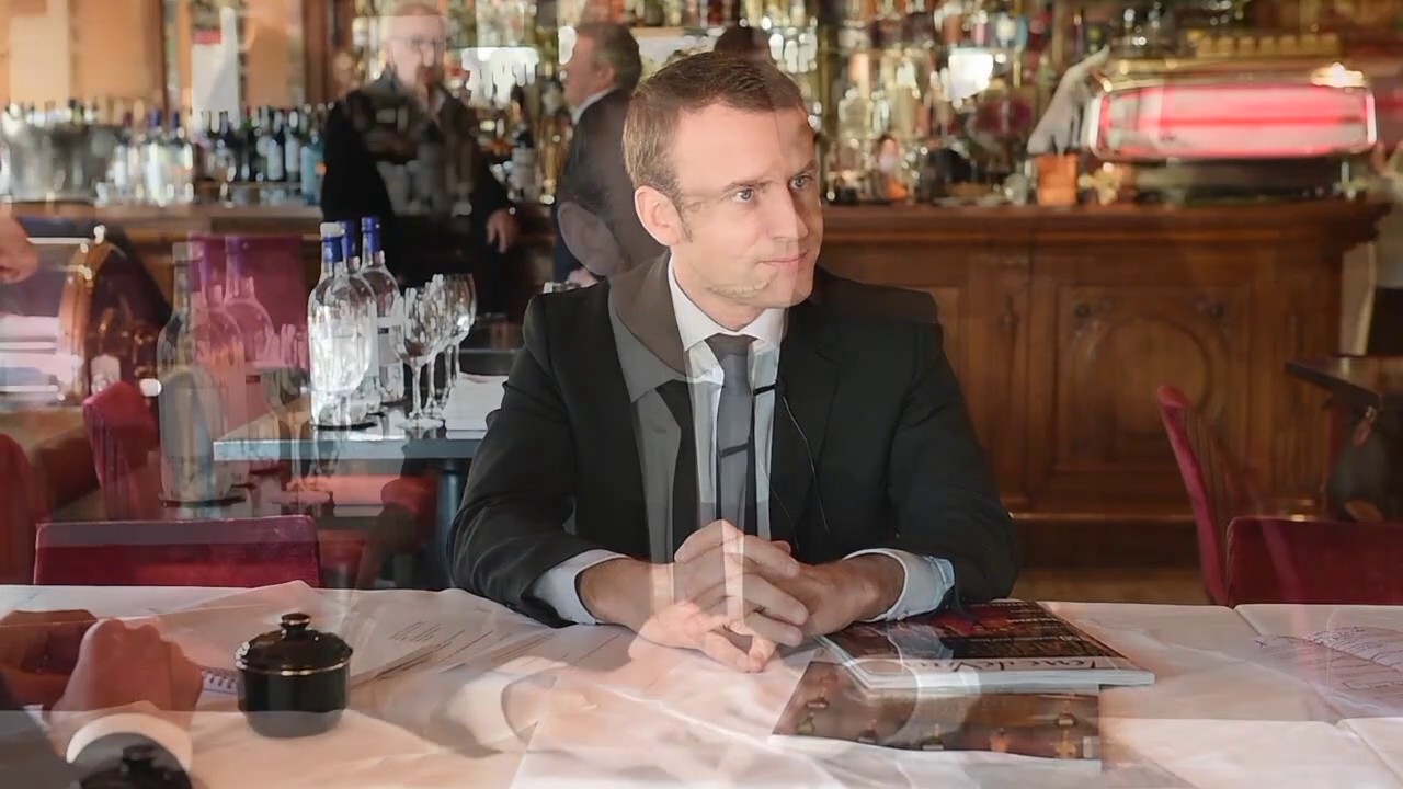 Emmanuel Macron vote rouge