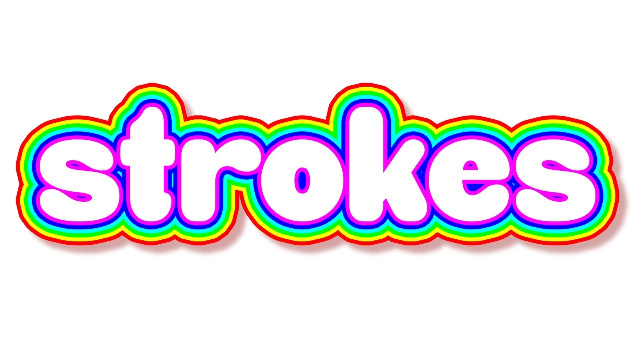 Add Multiple Strokes to Text with Photoshop Layer Effects
