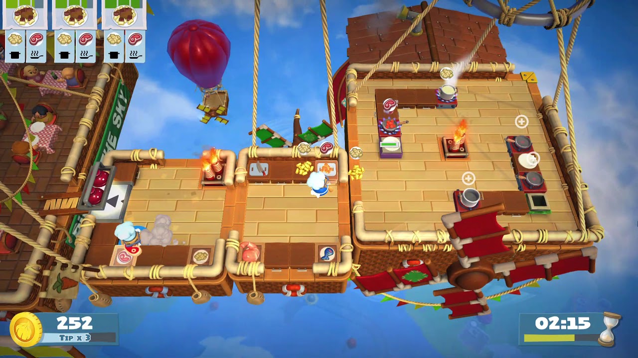 Overcooked 2 - Level 2-2 [4 stars solo]