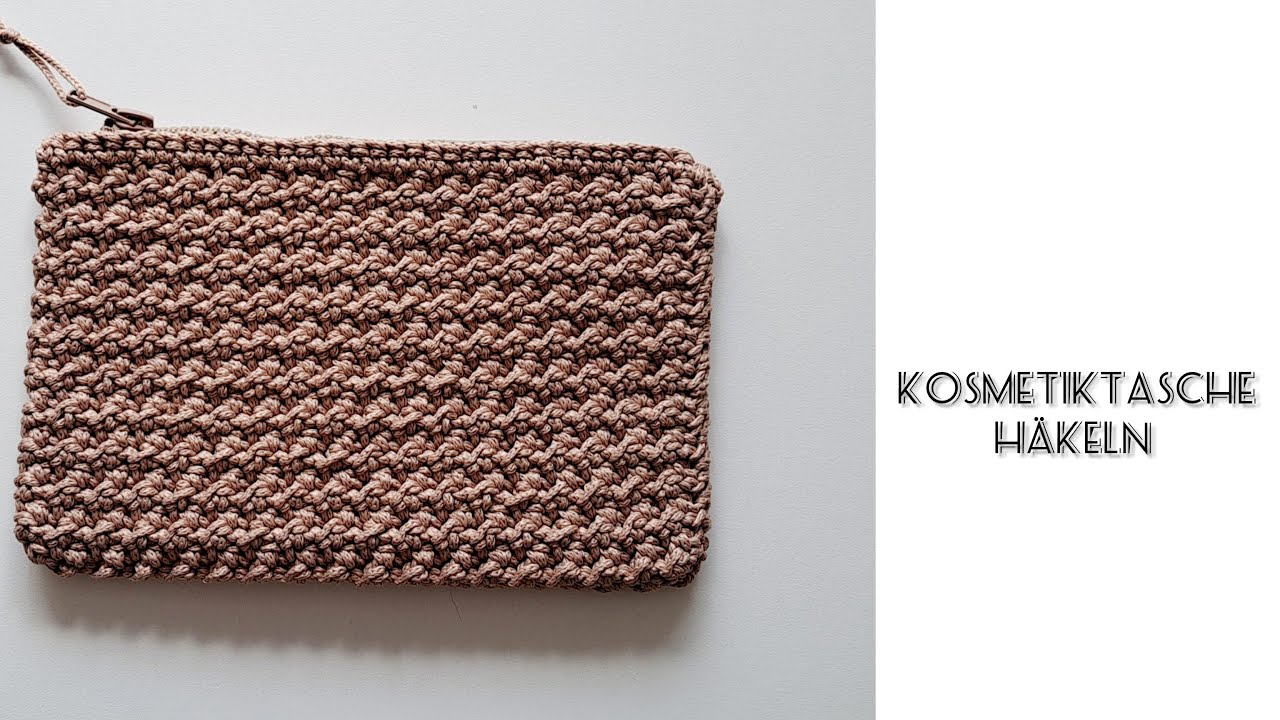 Kosmetiktasche H&auml;keln / Neues Muster