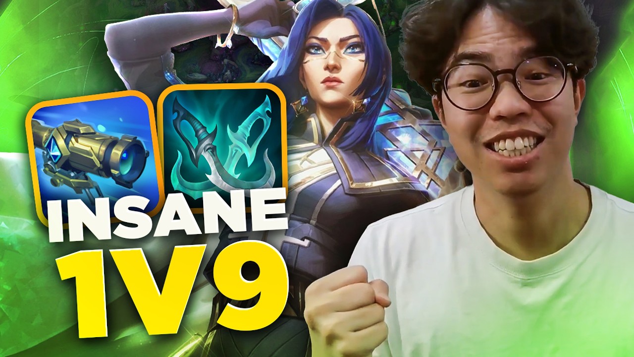 HIGH SKILLCAP CAITLYN BUILD IS CRAZY IN TEAMFIGHTS!!