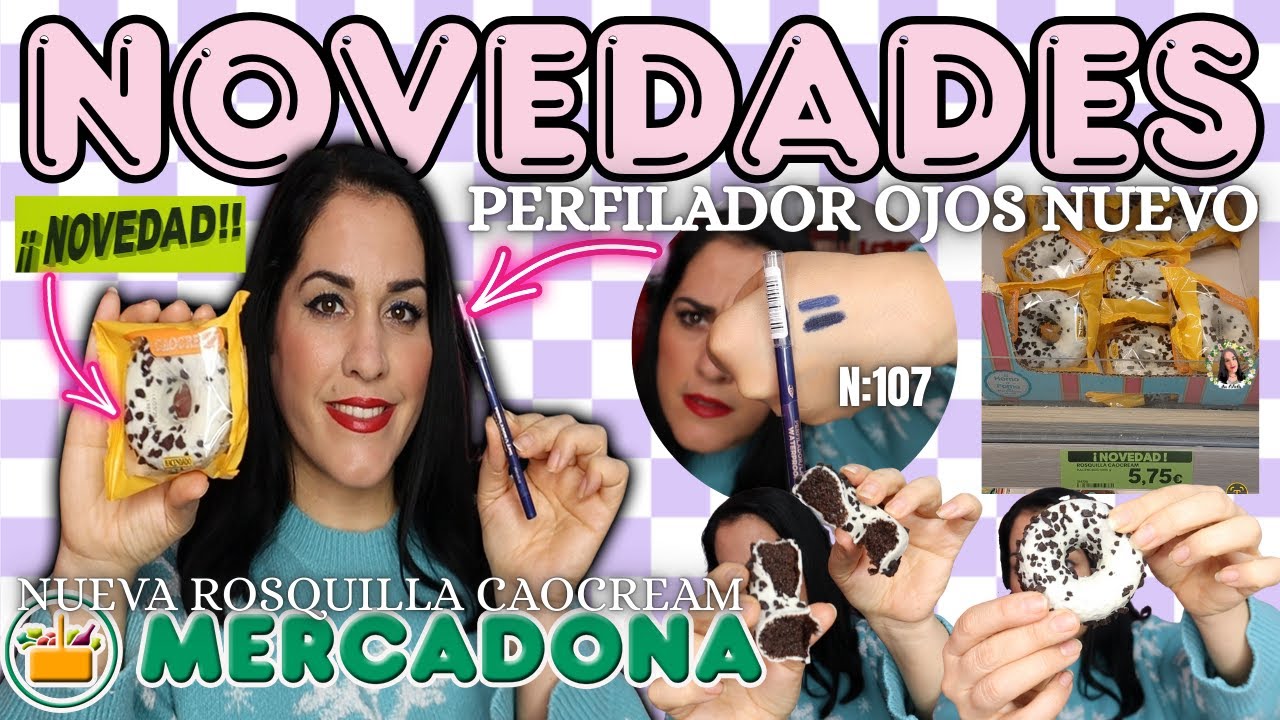 🔥HOY MIERCOLES 21 ENERO🔥NOVEDADES MERCADONA🍩BERLINA CAOCREAM Y NUEVO PERFILADOR DE OJOS