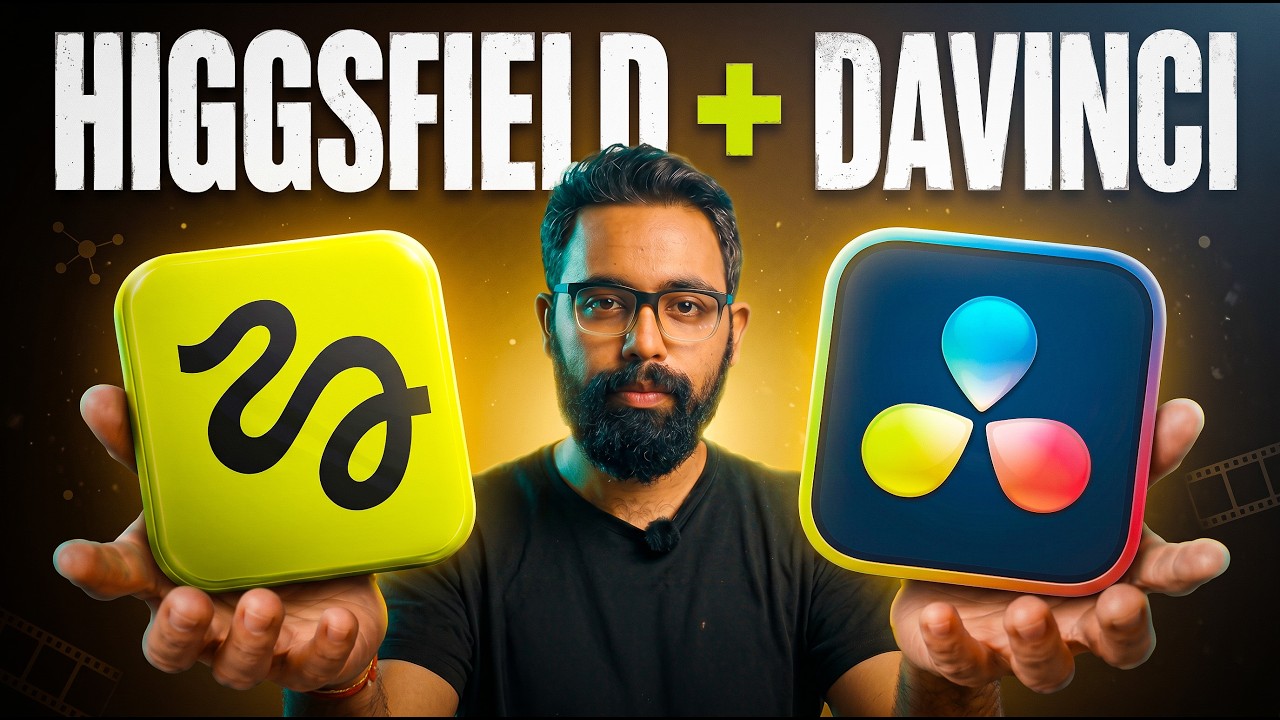 Искусственный интеллект Higgsfield теперь интегрирован в DaVinci Resolve (это меняет всё).