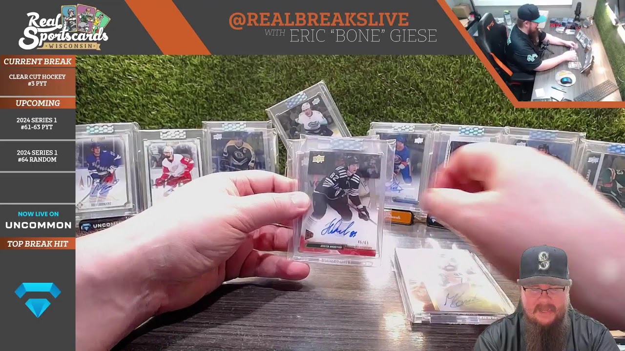 2021/22 + 2022/23 Upper Deck Clear Cut Hockey #3 Full Case Pick Your Team (2/16/24)