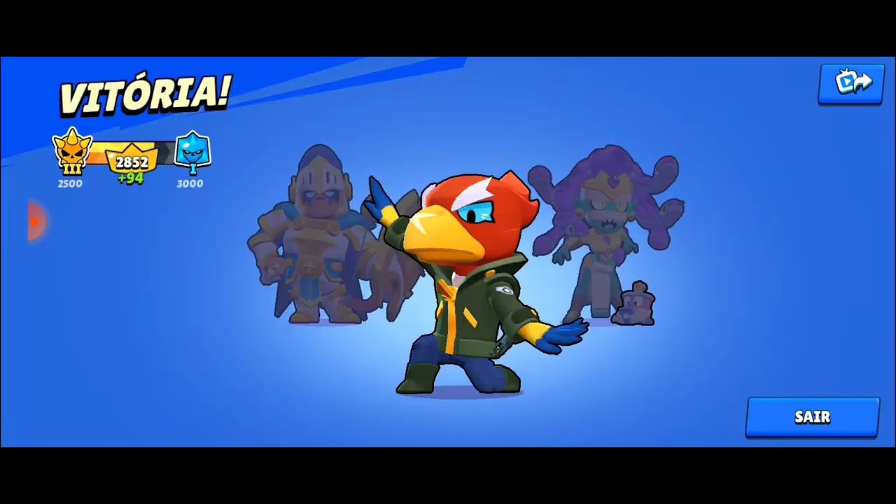 Na luta com aleatório com missão na rank|#brawlstars |#playgame 