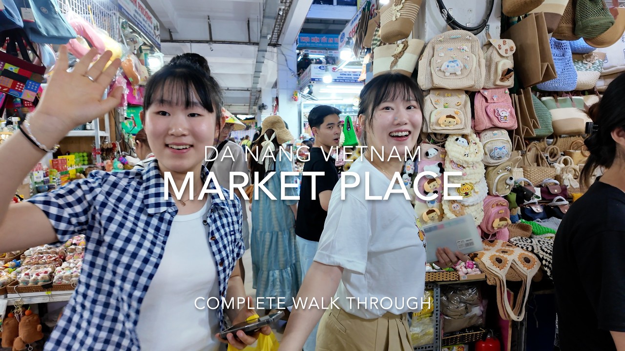 Da Nang, Vietnam. Complete Market Place walk through.