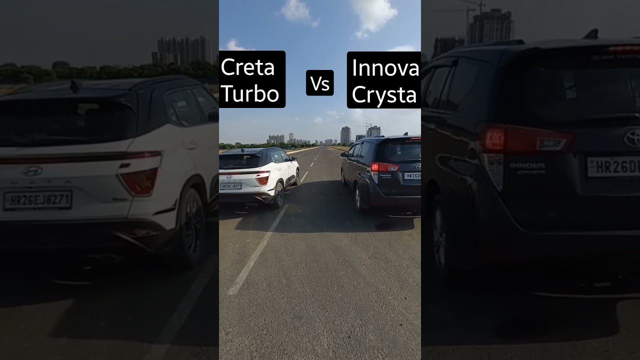 Innova Smoked Creta Turbo🔥☠️ #shorts #dragrace #youtubeshort #innova #creta