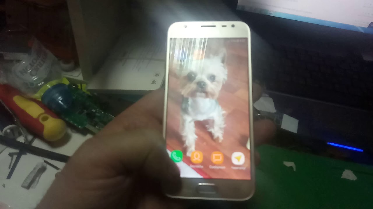 Samsung j3 2017 j330f Нюанс разборки, или Наказал дисплей.