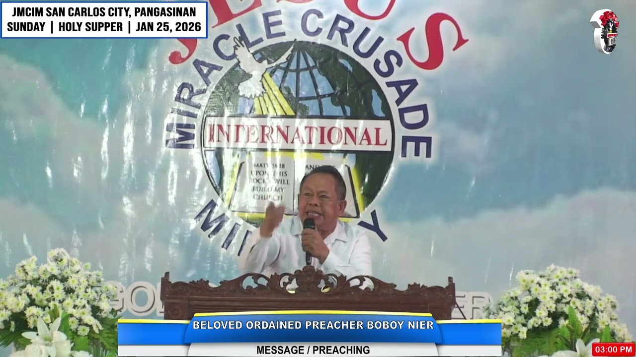 JMCIM Preaching: By Beloved Ordained Preacher Boboy Nier