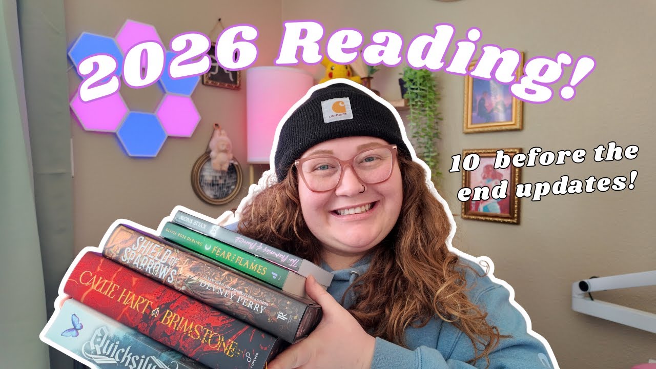 Did I Finish My 10 Before the End?! 👀 | Book Wrap-Up + 2026 Reading Goals