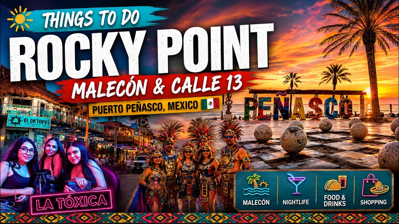 Explore El Malecón and Calle 13 in Puerto Peñasco