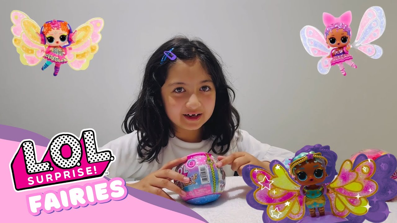 Unboxing L.O.L. Surprise Fairies! | Dressing up the Sea Angel! 🌊🪽