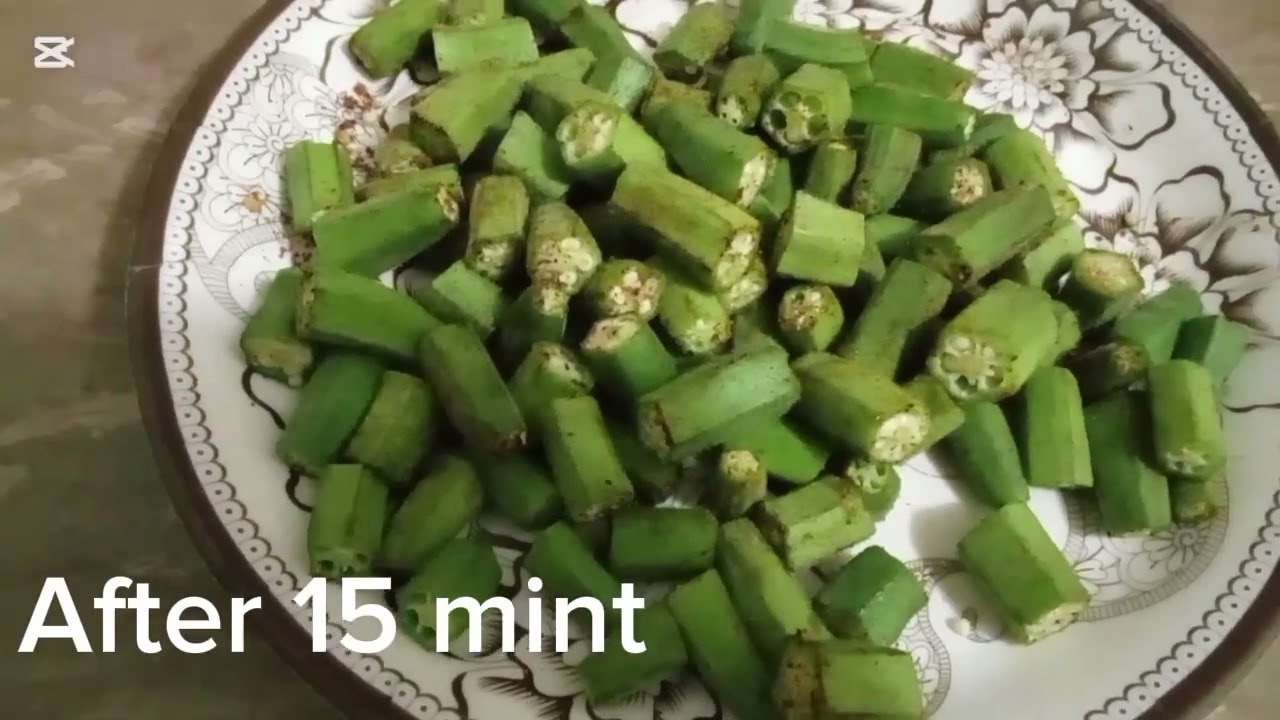 BESAN WALI  FRY  BHINDI .                      CRISPY BHINDI  KE RECIPE 