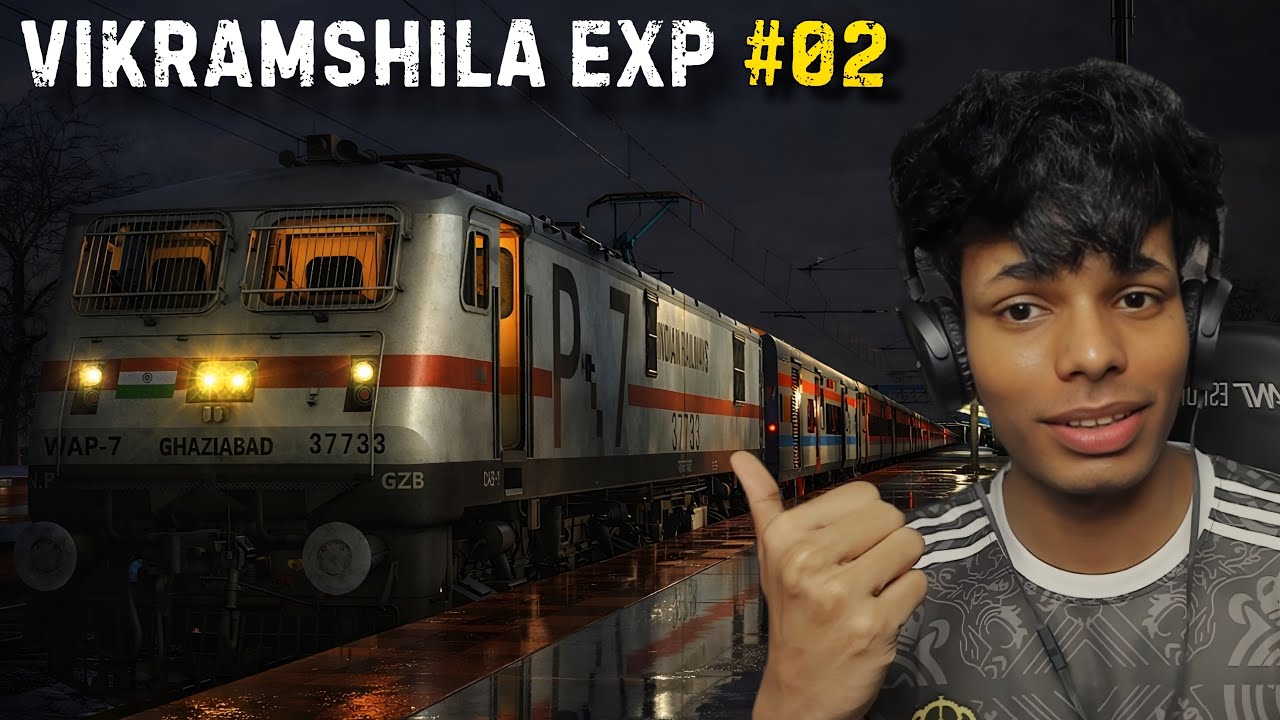 Vikramshila Express Journey With Wap 7 in Train simulator classic Part-2
