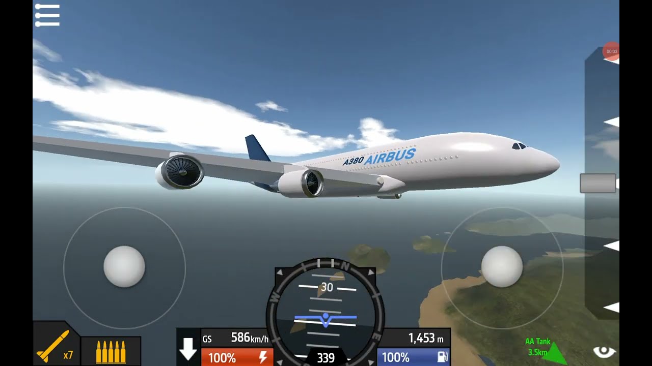 Airbus A380 in simpleplanes