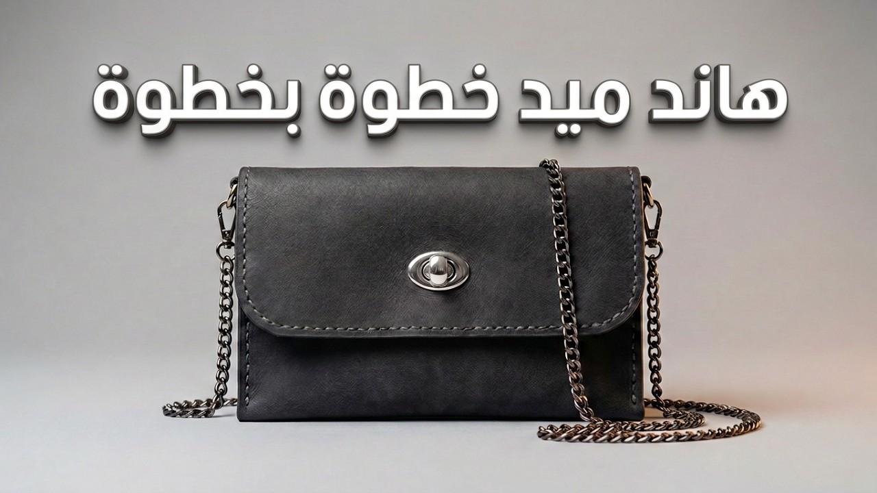 ازاى تعملي شنطة كروس بناتي من الجلد الطبيعي | شرح كامل مع الباترون
