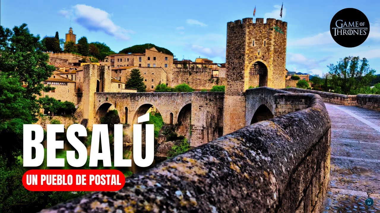 BESALÚ en 4K | El pueblo MEDIEVAL más bonito de CATALUÑA