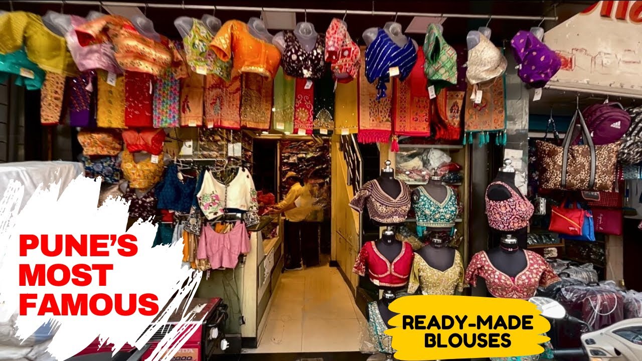 “Pune’s Most Famous Blouse Shop! Daga Raviwar Peth |🤩 Trending Designs Starting at Budget Prices |