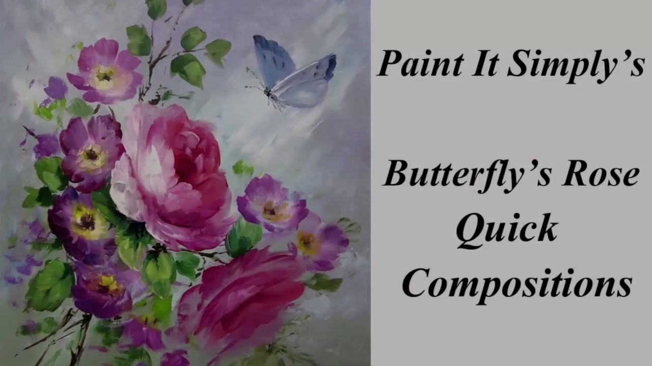 Butterfly's Rose Speed Painting