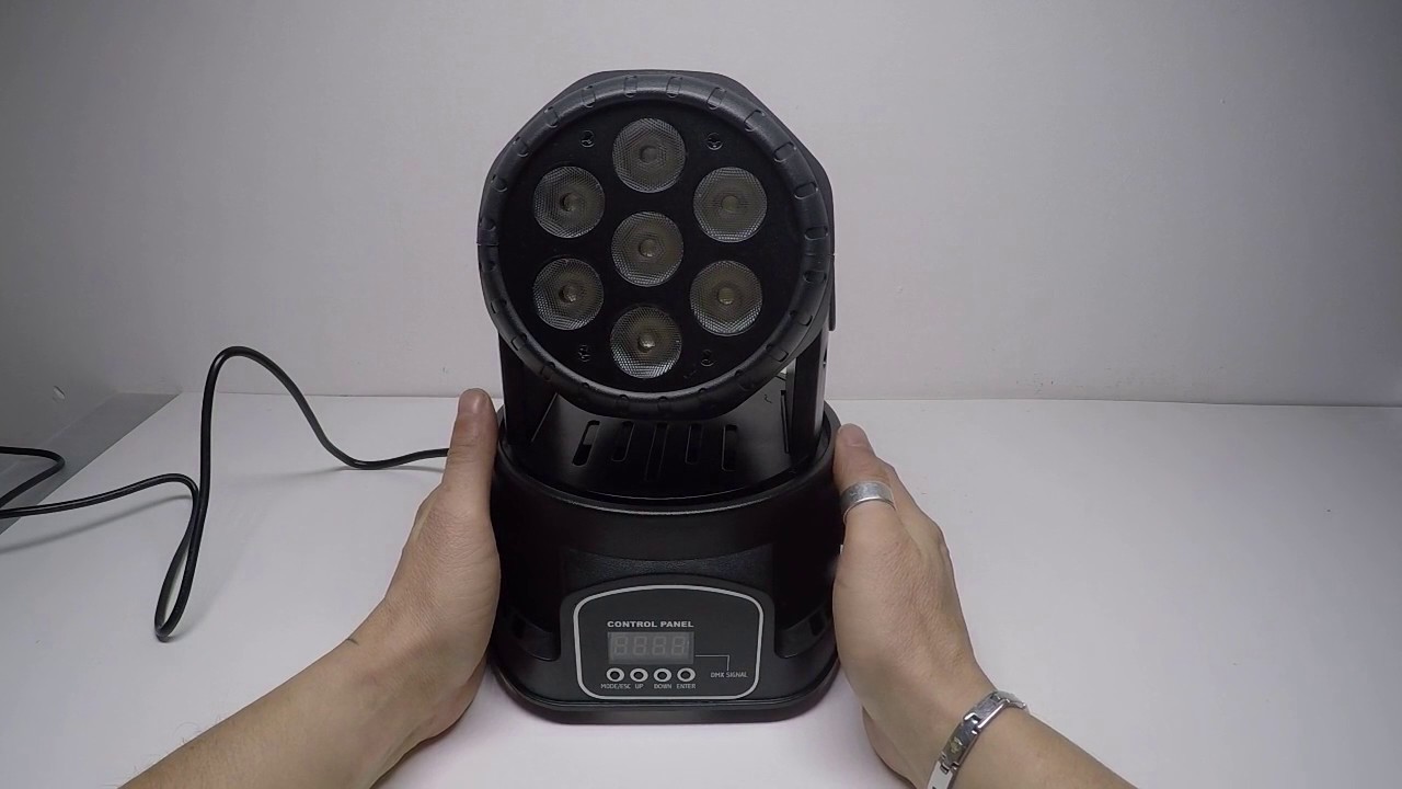 Lixada 7LED 105W RGBW 9/14 Canali DMX512 (recensione ITA)