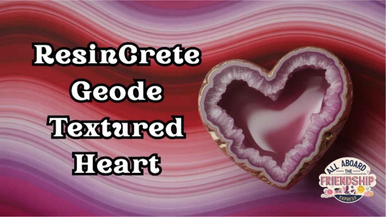 Can You Make a Geode Textured Heart With Eco Resin?