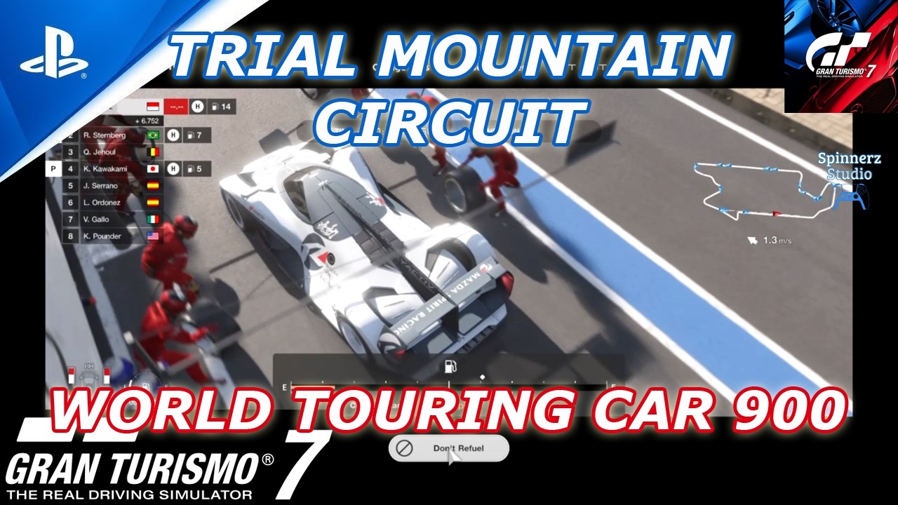Gran Turismo 7 World Touring Car 900 | Trial Mountain Circuit (Hard) | LM55 VGT