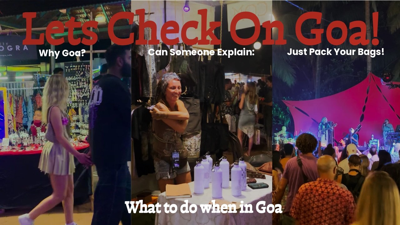 I did not get scammed in Goa - Goa Vlog | Best of Vagator & Anjuna - Hilltop Night Market Special