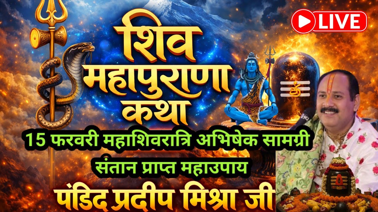 15 फरवरी महाशिवरात्रि अभिषेक सामग्री विशेष कर्ज रोग मुक्त लक्ष्मी वृद्धि संतान प्राप्त महाउपाय🙏