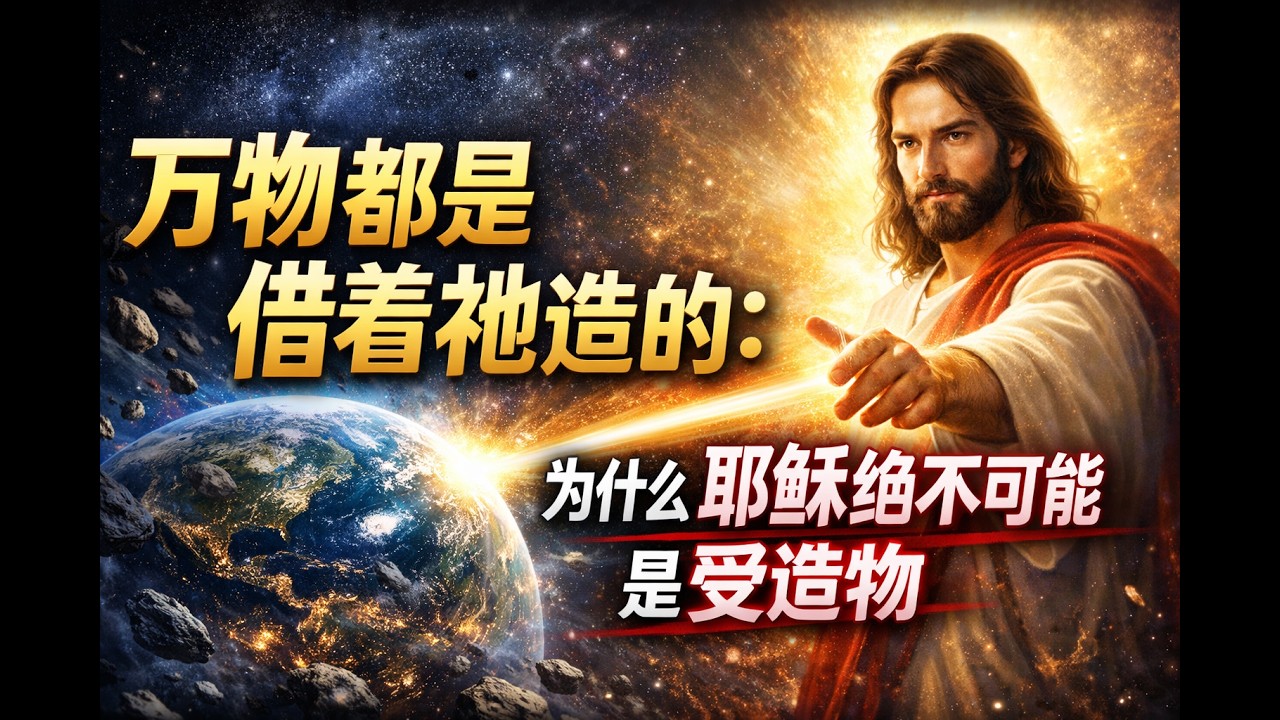 萬物都是藉着祂造的：爲什麼耶穌絶不可能是受造物？All Things Were Made Through Him: Why Jesus Cannot Be a Created Being？【雙語字幕】