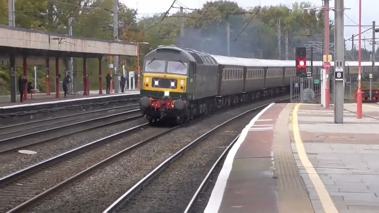 Just over an hour at Lancaster Castle station, Sat. 15th October 2022