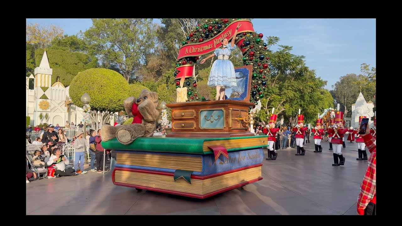 A Christmas Fantasy Parade 30th Anniversary at Disneyland Resort December 2025