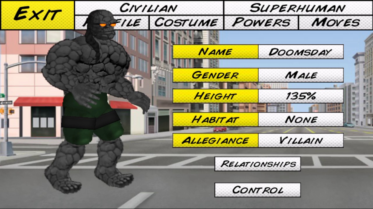 Super City Mdickie 160 Created Characters Part 1