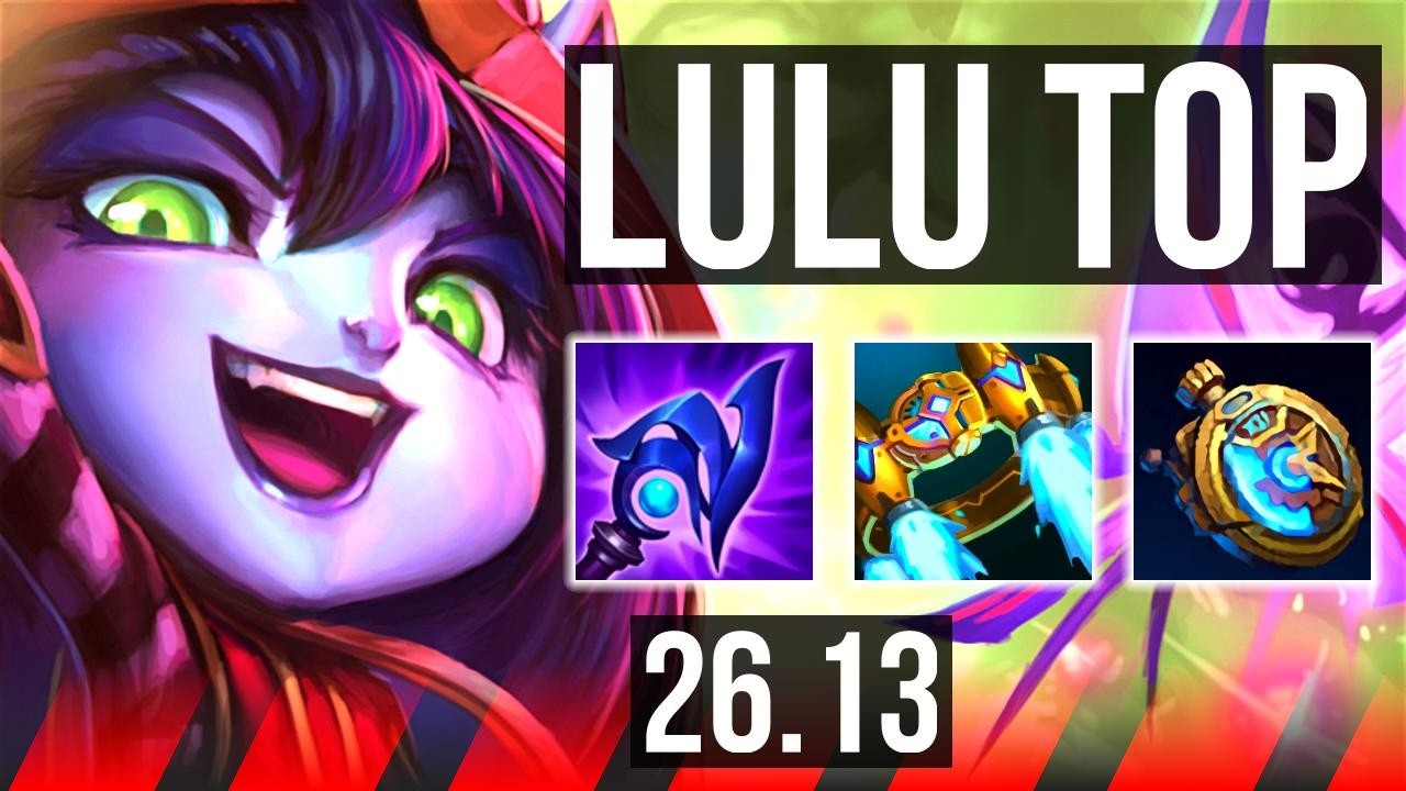 LULU vs RIVEN (TOP) | Deathfire Touch, 19K damage | KR Grandmaster | 26.13