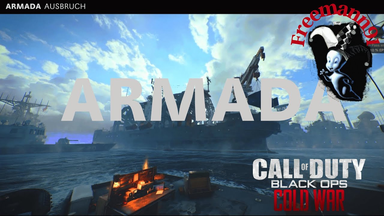 CoD Black Ops Cold War, Ausbruch, Armada Strike, Signal/Verst&auml;rker, Affen, Projektor, Roten Riss