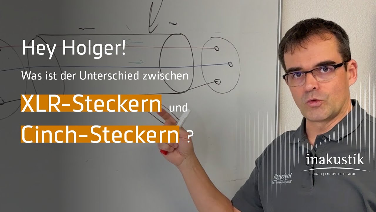 Cinch- oder XLR–Stecker | Wo liegen die Unterschiede? [HiFi-Kabel FAQ]